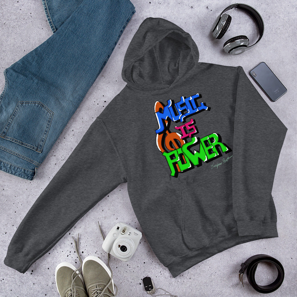 Music is Power Unisex Hoodie