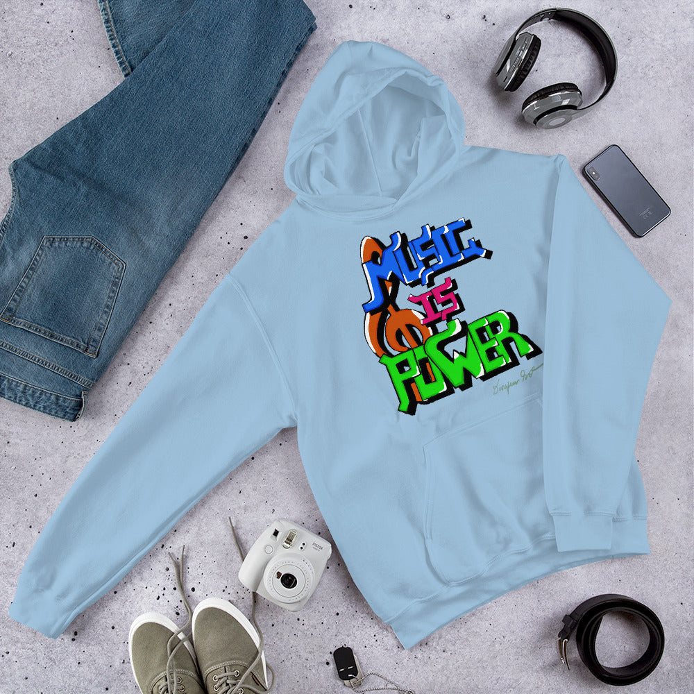 Music is Power Unisex Hoodie