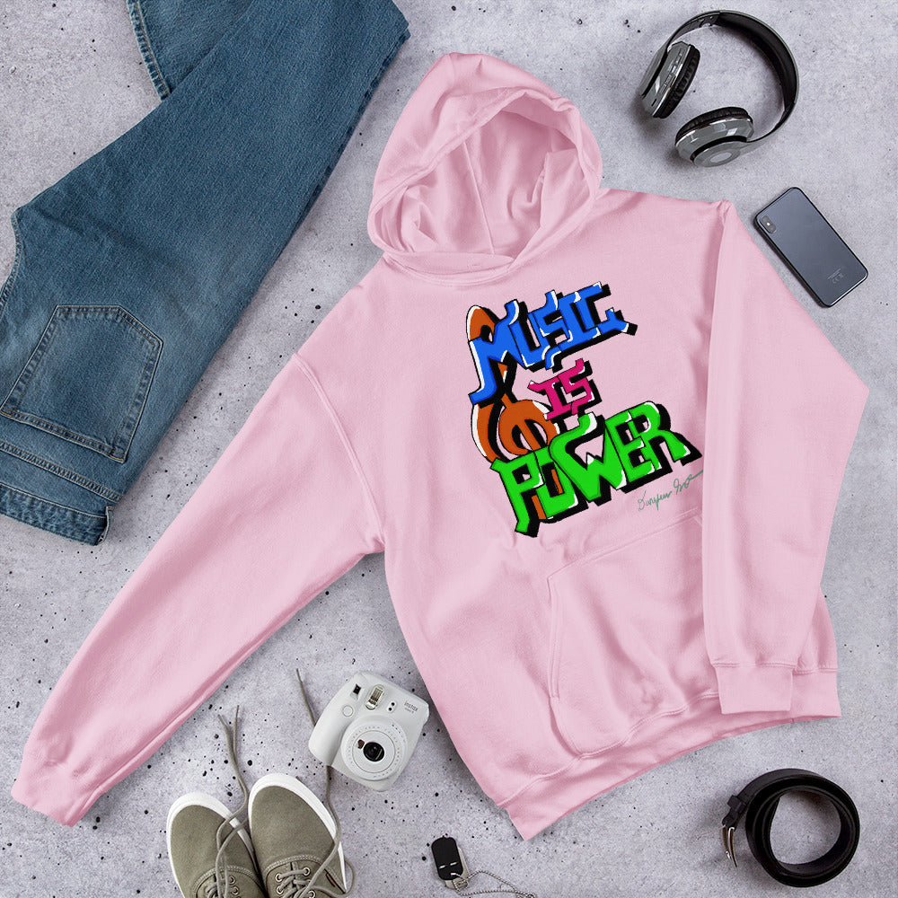 Music is Power Unisex Hoodie