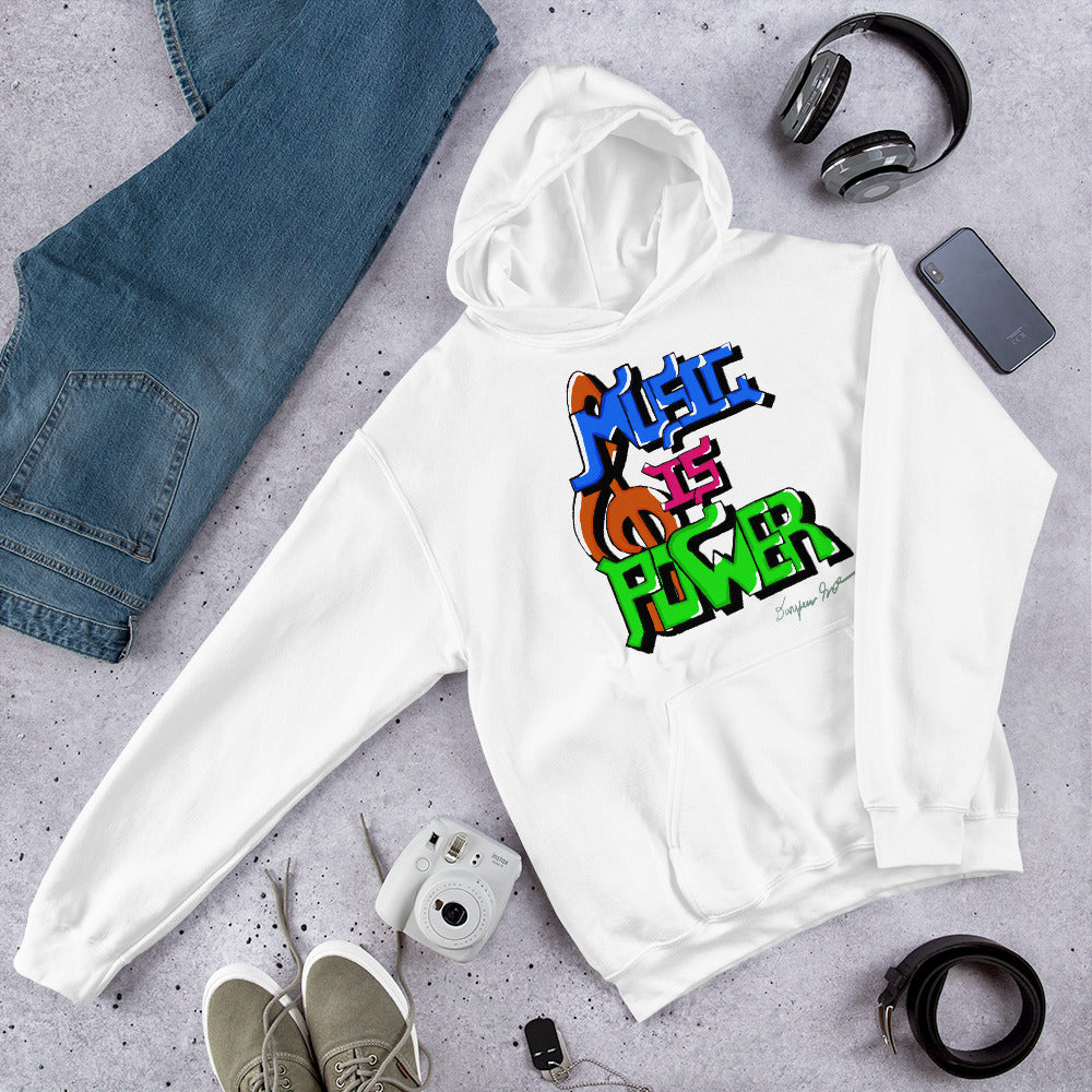 Music is Power Unisex Hoodie