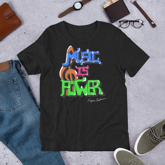 Music is Power Unisex t-shirt